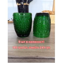 Склянка 325мл, колір - смарагдовий 